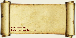 Anastasija Jednak vizit kartica